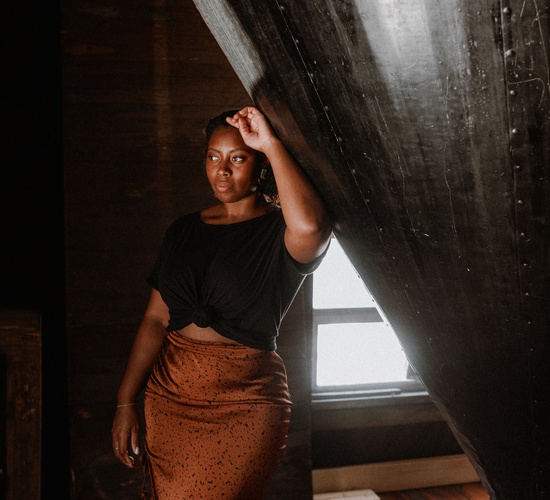 Pepper portrait in shadows